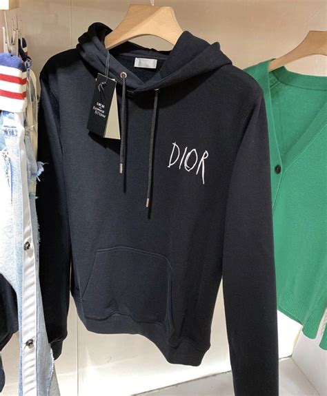 red christian dior hoodie